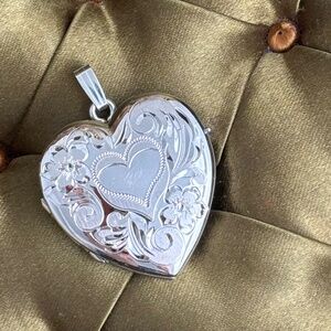 Large Four Picture Locket Sterling